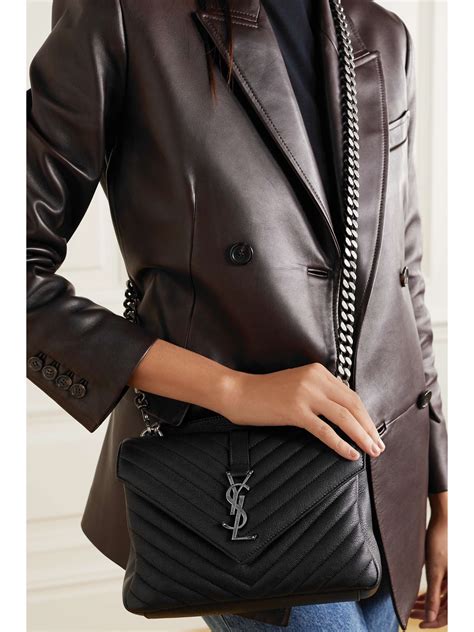 sac yves saint laurent college medium|COLLEGE MEDIUM IN QUILTED LEATHER .